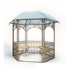 Садові альтанки з ковкою S15