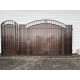 Ворота з елементами ковки класичні G14
