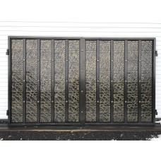 Ворота з елементами ковки класичні G16