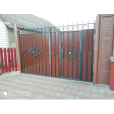 Ворота з елементами ковки класичні G29