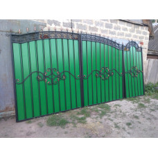 Ворота з елементами ковки класичні G30