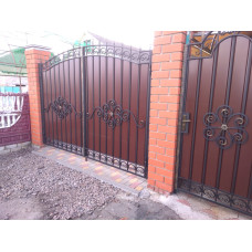 Ворота з елементами ковки класичні G31