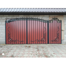 Ворота з елементами ковки класичні G35