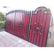Ворота з елементами ковки класичні G38