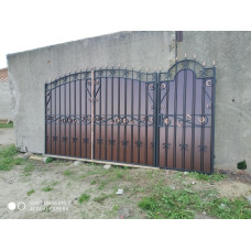 Ворота з елементами ковки класичні G40