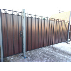 Ворота з елементами ковки класичні G44