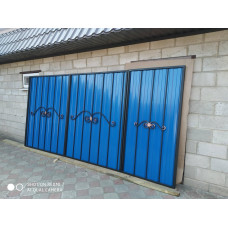 Ворота з елементами ковки класичні G47