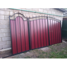 Ворота з елементами ковки класичні G51