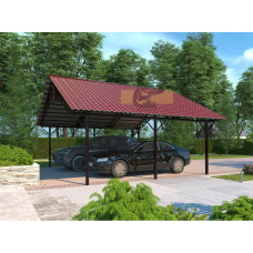 Навіс з металочерепиці PH1