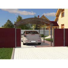 Навіс для будинку з полікарбонатом HH1