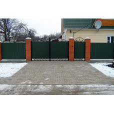 Ворота металеві № 1