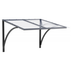 Козирок над входом з полікарбонату#1