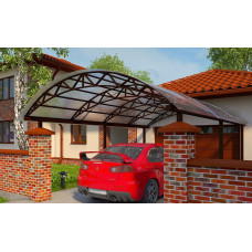Навіс для машини з полікарбонату
