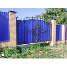 Ворота з елементами ковки класичні G57