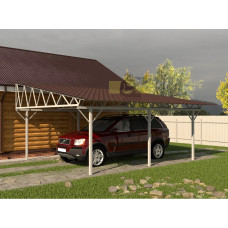 Навіс з металочерепиці PH5