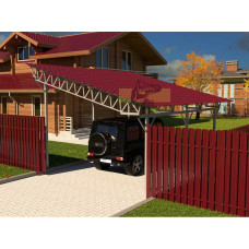 Навіс з металочерепиці PH7