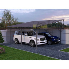 Навіс з металочерепиці PH8