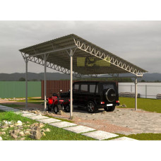 Навіс з металочерепиці PH9