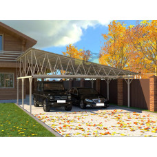Навіс з металочерепиці PH12
