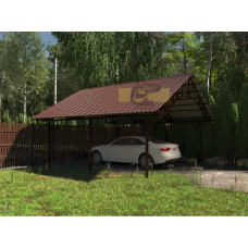 Навіс з металочерепиці PH14