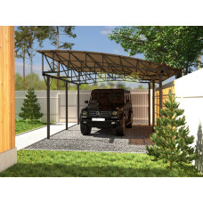 Навіс для будинку з полікарбонатом HH8