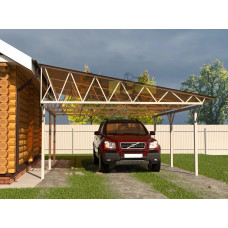 Навіс для будинку з полікарбонатом HH17