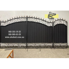 Ворота із профнастилу PP210