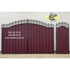 Ворота із профнастилу PP2106