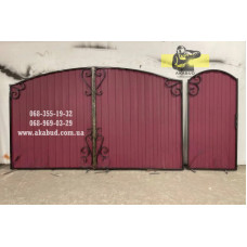 Ворота із профнастилу PP21096