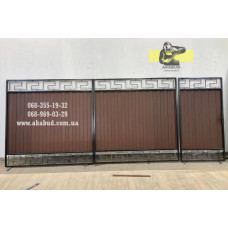 Ворота із профнастилу PP21099