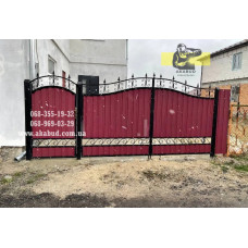 Ворота із профнастилу PP2109