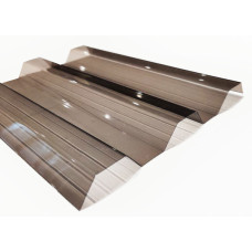 Полікарбонат профільований (трапеція) T 76/18 0.5мм бронза TOPLIGHT Італія