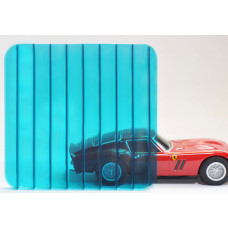 Поликарбонат сотовый 8мм бирюза OSCAR Сербия Поликарбонат сотовый 8мм бирюза OSCAR Сербия