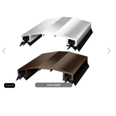 Алюмінієвий профіль кришка 50/60 (з ущільнювачами) Алюмінієвий профіль кришка 50/60 (з ущільнювачами)