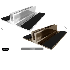 Алюмінієвий профіль база 50 (з ущільнювачами) Алюмінієвий профіль база 50 (з ущільнювачами)