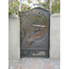 Кована хвіртка з полікарбонатом